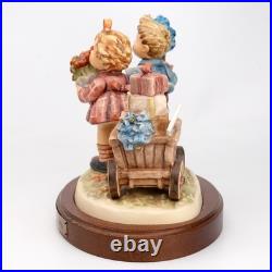Hummel Goebel LOVE'S BOUNTY Century Collection #751 with Wood Base