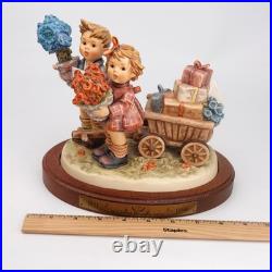 Hummel Goebel LOVE'S BOUNTY Century Collection #751 with Wood Base