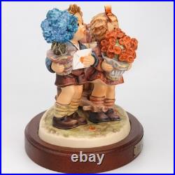Hummel Goebel LOVE'S BOUNTY Century Collection #751 with Wood Base
