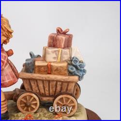 Hummel Goebel LOVE'S BOUNTY Century Collection #751 with Wood Base