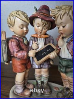 Hummel Goebel Large School Boys Figurine 170 / lll 9.5 Excellent