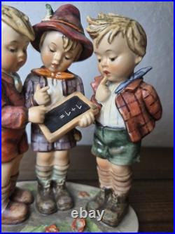 Hummel Goebel Large School Boys Figurine 170 / lll 9.5 Excellent