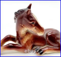 Hummel Goebel Laying Horse Colt Foal Figurine 4.25 TMK 1 Incised Bee Nativity