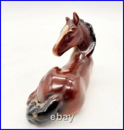Hummel Goebel Laying Horse Colt Foal Figurine 4.25 TMK 1 Incised Bee Nativity