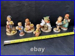 Hummel Goebel Lot 7 vintage figurines boy girl figures statue collection