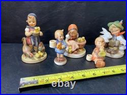 Hummel Goebel Lot 7 vintage figurines boy girl figures statue collection
