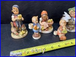Hummel Goebel Lot 7 vintage figurines boy girl figures statue collection