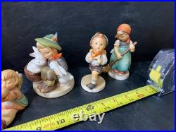 Hummel Goebel Lot 7 vintage figurines boy girl figures statue collection