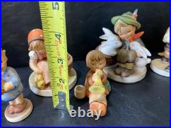 Hummel Goebel Lot 7 vintage figurines boy girl figures statue collection