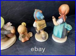 Hummel Goebel Lot 7 vintage figurines boy girl figures statue collection