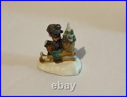 Hummel Goebel Miniature Figurine Danbury Mint Ride into Christmas 294-P Rare HTF