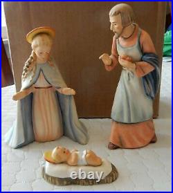 Hummel Goebel Nativity HUM 214 A, B Holy Family, Joseph, Mary, Jesus TMK-4