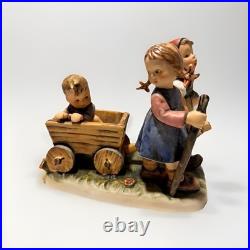 Hummel Goebel Pleasant Journey #406 Century Collection Signed 6 1/4 TMK 6