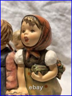 Hummel Goebel Pleasant Journey #406 Century Collection Signed 6 1/4 TMK 6