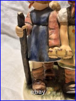 Hummel Goebel Pleasant Journey #406 Century Collection Signed 6 1/4 TMK 6
