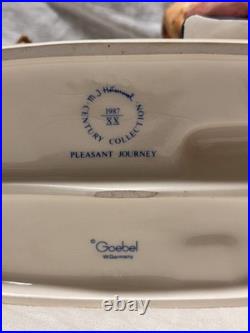 Hummel Goebel Pleasant Journey #406 Century Collection Signed 6 1/4 TMK 6