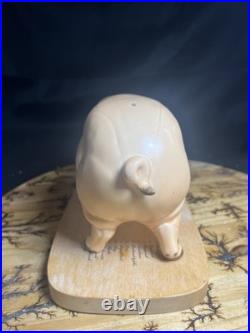 Hummel Goebel Porcelain Hog Butchers Pig With Bottom Board West Germany