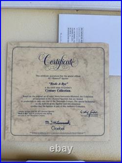 Hummel Goebel Rock-a-bye Large Figurine # 574 Rare Original Germany Coa+ Box