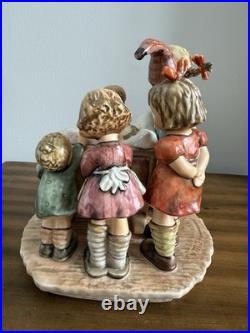 Hummel Goebel Rock-a-bye Large Figurine # 574 Rare Original Germany Coa+ Box