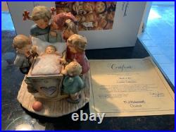 Hummel Goebel Rock-a-bye Large Figurine # 574 Rare Original Germany Mint + Box