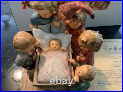 Hummel Goebel Rock-a-bye Large Figurine # 574 Rare Original Germany Mint + Box