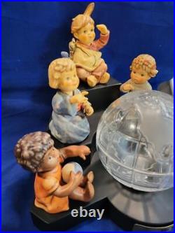 Hummel Goebel The Wanderers Millennium Figurine Set TMK8 Crystal Globe 1556/2000