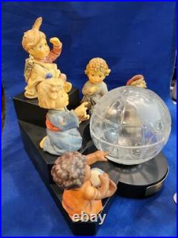 Hummel Goebel The Wanderers Millennium Figurine Set TMK8 Crystal Globe 1556/2000