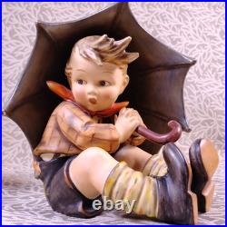 Hummel Goebel Umbrella Boy 152 8 TMK2 Full Bee Nice, Some Paint Scratches Hummel Goebel Umbrella Boy 152 8 TMK2 Full Bee Nice, Some Paint Scratches