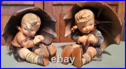 Hummel Goebel Umbrella Boy and Girl 5 Figurine 152/0 A B