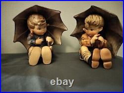 Hummel Goebel Umbrella Boy and Girl 5 Figurine 152/0 A B