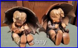 Hummel Goebel Umbrella Boy and Girl 5 Figurine 152/0 A B