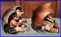 Hummel Goebel Umbrella Boy and Girl 5 Figurine 152/0 A B