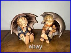 Hummel Goebel Umbrella Boy and Girl 5 Figurine 152/0 A & B Lot