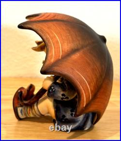 Hummel Goebel Umbrella Boy and Girl 5 Figurine 152/0 A B W Germany Vintage 1957