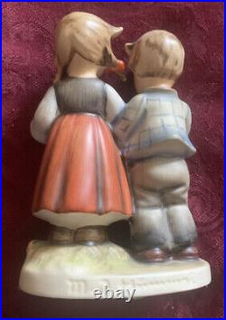 Hummel Goebel Vintage Birthday Serenade Accordion Boy Flute Girl NICE