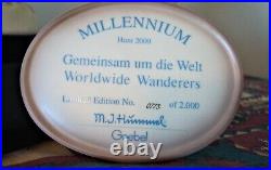 Hummel Goebel, WORLDWIDE WANDERERS FIGURINE. MILLENNIUM, LIMITED ED #0773