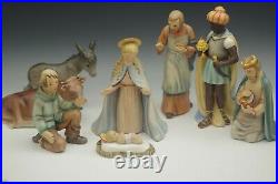 Hummel Goebel W. Germany Nativity 8 Piece Set 8 Holy Family Animals