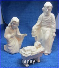 Hummel Goebel White 11 Piece Nativity Figurines Christmas Holiday W Germany Vtg