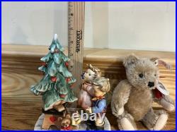 Hummel Goebel Wonder Of Christmas Figurine 2015 First Issue Steiff Mohair Bear
