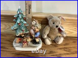 Hummel Goebel Wonder Of Christmas Figurine 2015 First Issue Steiff Mohair Bear