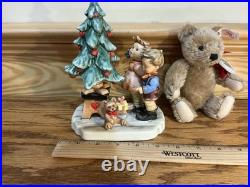 Hummel Goebel Wonder Of Christmas Figurine 2015 First Issue Steiff Mohair Bear