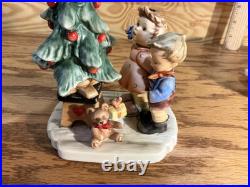 Hummel Goebel Wonder Of Christmas Figurine 2015 First Issue Steiff Mohair Bear