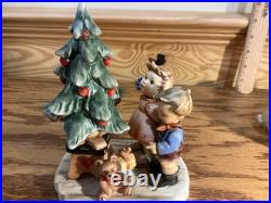 Hummel Goebel Wonder Of Christmas Figurine 2015 First Issue Steiff Mohair Bear