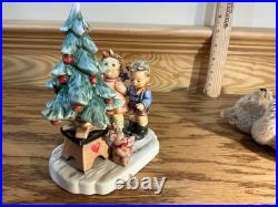 Hummel Goebel Wonder Of Christmas Figurine 2015 First Issue Steiff Mohair Bear