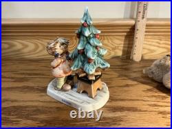 Hummel Goebel Wonder Of Christmas Figurine 2015 First Issue Steiff Mohair Bear