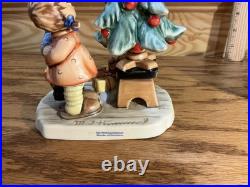 Hummel Goebel Wonder Of Christmas Figurine 2015 First Issue Steiff Mohair Bear