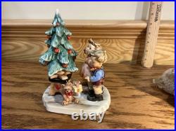 Hummel Goebel Wonder Of Christmas Figurine 2015 First Issue Steiff Mohair Bear