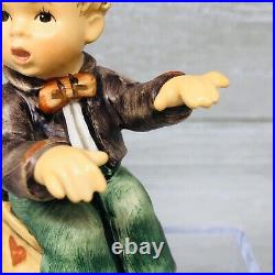 Hummel LITTLE CONCERTO Boy Playing Piano Figurines Set 2257 Goebel 3 1/4 inches