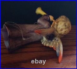 Hummel Nativity Flying Angel Ornament Figurine Box 366/i Trumpet 3 3/4 Mint