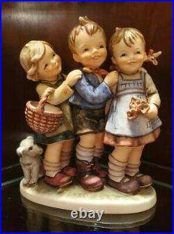 Hummel Porcelain Figurine #369 Follow The Leader- Tmk 5 By Goebel